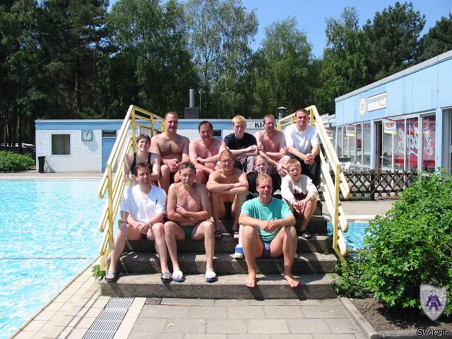 Die Mannschaft beim Turnier in Cuxhaven 2002